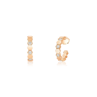 [LOXURA]Hollow Design Four-Leaf Clover Flower Shape Ring