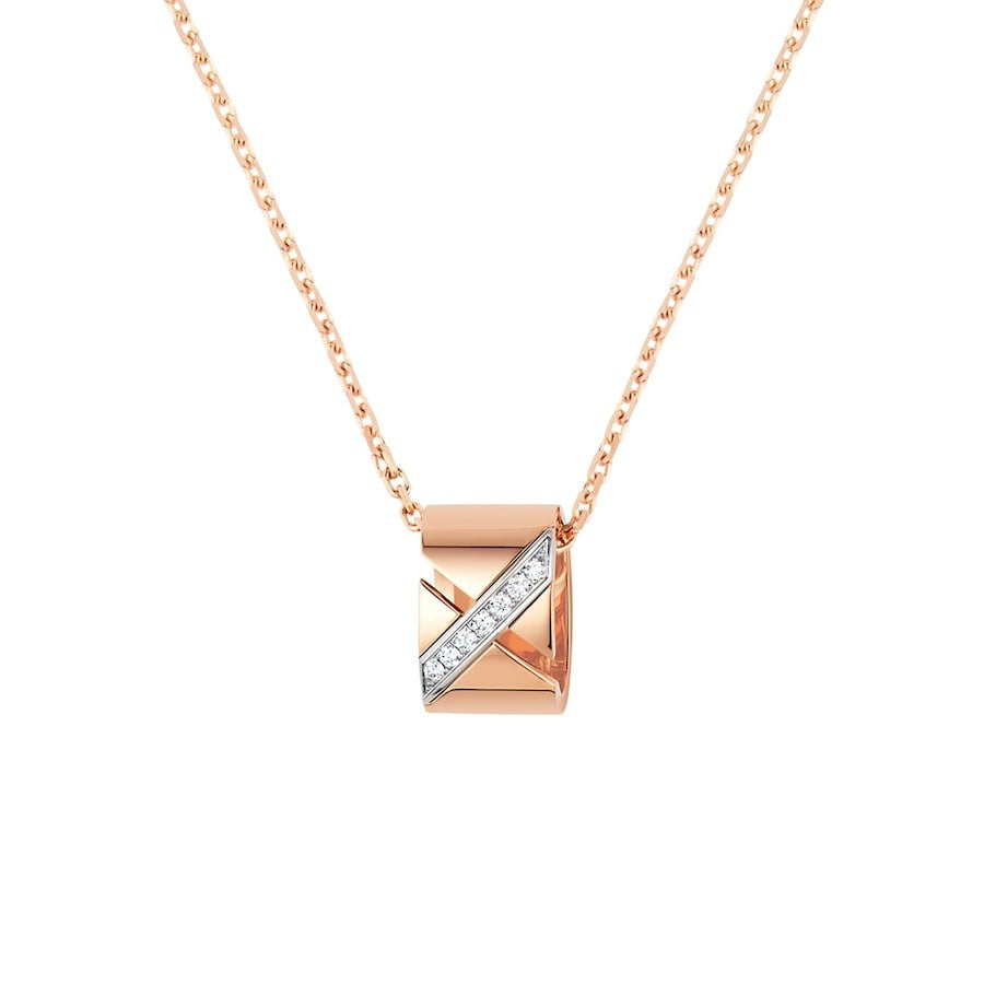 [LOXURA]LIENS EVIDENCE DIAMOND NECKLACE