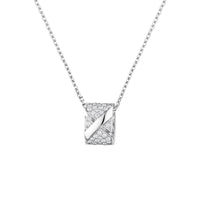 [LOXURA]LIENS EVIDENCE DIAMOND PAVED NECKLACE