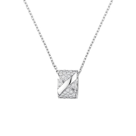 [LOXURA]LIENS EVIDENCE DIAMOND PAVED NECKLACE