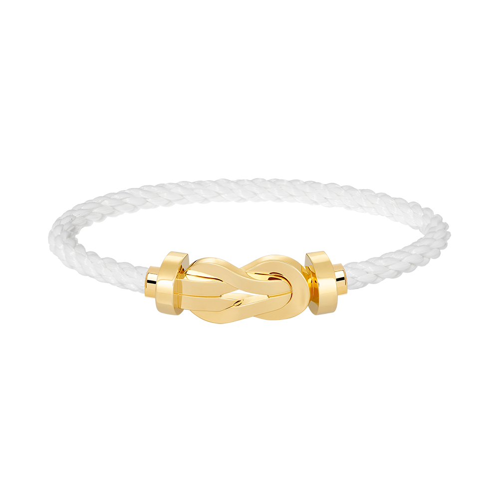 [LOXURA]CHANCE LARGE 8 FIGURE BUCKLE NO DIAMOND BRACELET GOLD