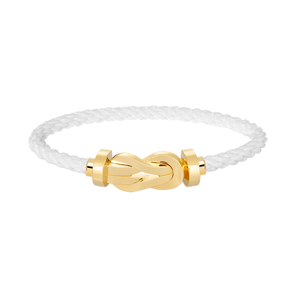 [LOXURA]CHANCE LARGE 8 FIGURE BUCKLE NO DIAMOND BRACELET GOLD