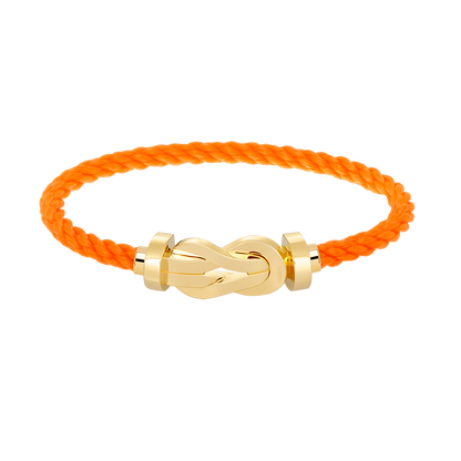 [LOXURA]CHANCE LARGE 8 FIGURE BUCKLE NO DIAMOND BRACELET GOLD