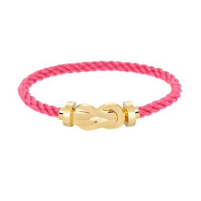 [LOXURA]CHANCE LARGE 8 FIGURE BUCKLE NO DIAMOND BRACELET GOLD