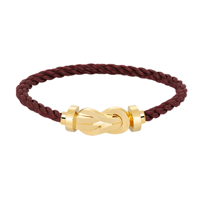 [LOXURA]CHANCE LARGE 8 FIGURE BUCKLE NO DIAMOND BRACELET GOLD