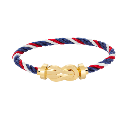 [LOXURA]CHANCE LARGE 8 FIGURE BUCKLE NO DIAMOND BRACELET GOLD