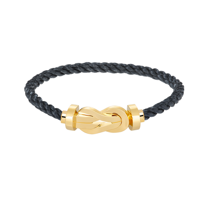 [LOXURA]CHANCE LARGE 8 FIGURE BUCKLE NO DIAMOND BRACELET GOLD