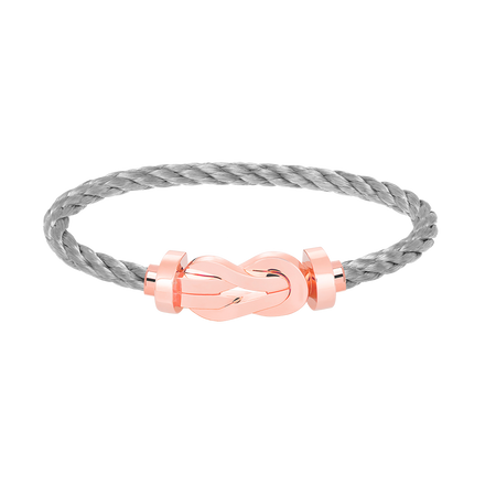 [LOXURA]CHANCE LARGE 8 FIGURE BUCKLE NO DIAMOND BRACELET ROSE GOLD
