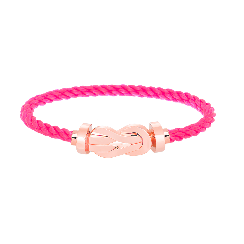 [LOXURA]CHANCE LARGE 8 FIGURE BUCKLE NO DIAMOND BRACELET ROSE GOLD