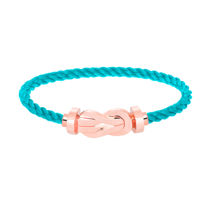 [LOXURA]CHANCE LARGE 8 FIGURE BUCKLE NO DIAMOND BRACELET ROSE GOLD
