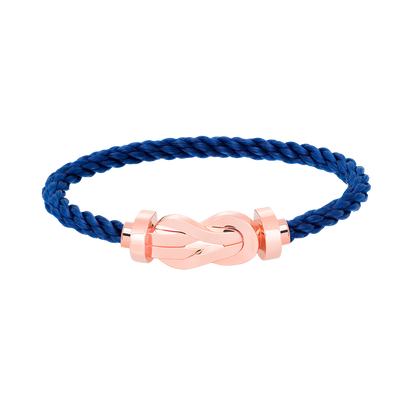 [LOXURA]CHANCE LARGE 8 FIGURE BUCKLE NO DIAMOND BRACELET ROSE GOLD