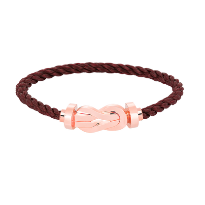[LOXURA]CHANCE LARGE 8 FIGURE BUCKLE NO DIAMOND BRACELET ROSE GOLD