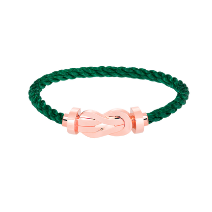 [LOXURA]CHANCE LARGE 8 FIGURE BUCKLE NO DIAMOND BRACELET ROSE GOLD