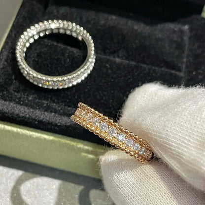 [LOXURA]PERLEE DIAMOND ROSE GOLD RING