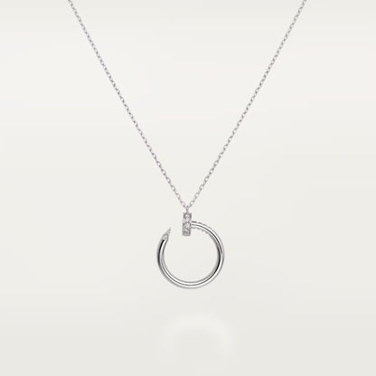 [LOXURA]JUSTE NECKLACE HALF DIAMOND