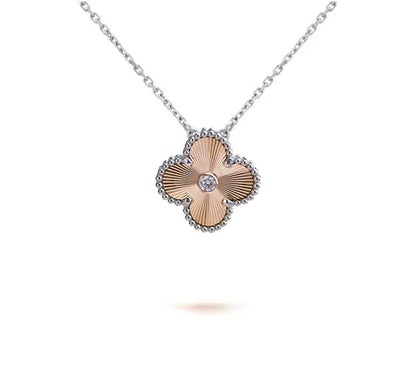 [LOXURA]CLOVER 15MM NECKLACE SILVER COLLECTION