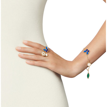 [LOXURA]LUCKY SPRING BUTTERFLY 5 MOTIF BRACELET