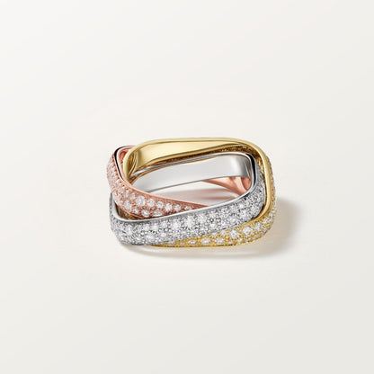 [LOXURA]TRINITY 3.5MM CUSHION RING COLLECTION