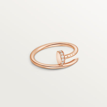 [LOXURA]JUSTE 1.8MM HALF DIAMOND RING