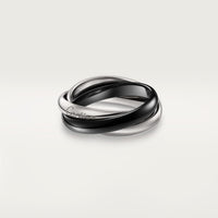 [LOXURA]TRINITY 3.2MM RING BLACK CERAMIC