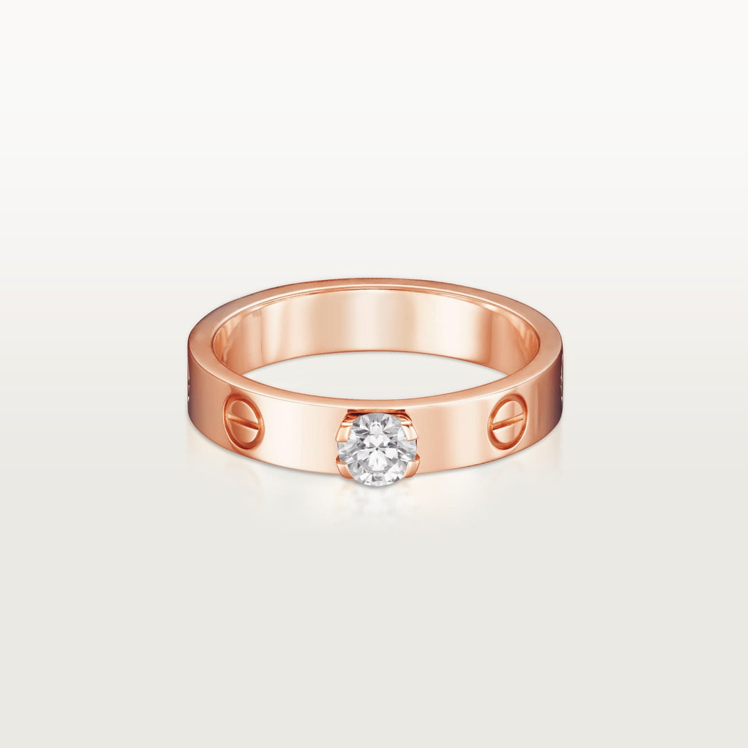 [LOXURA]LOVE RING 3.6MM 1 BIG DIAMOND