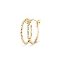 [LOXURA] SMOOTH BEAD STUD EARRINGS