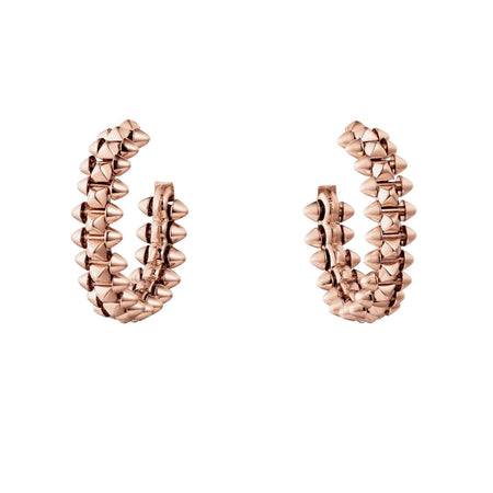 [LOXURA]CLASH SMALL HOOP EARRINGS