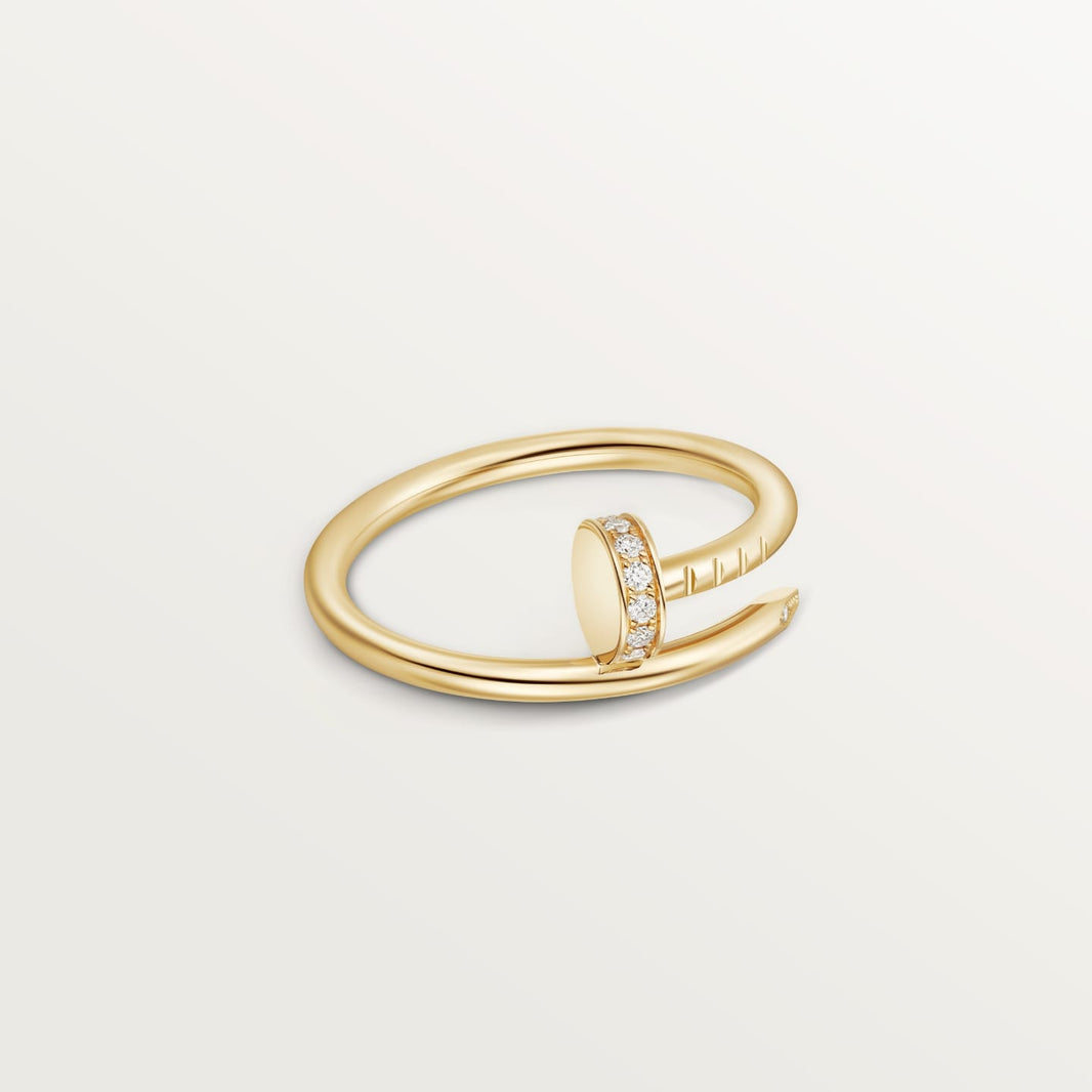 [LOXURA]JUSTE 1.8MM HALF DIAMOND RING
