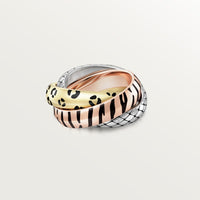 [LOXURA] TRINITY  RING LEOPARD PRINT