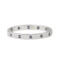 [LOXURA]LOVE BRACELET 6.1MM DIAMOND-PAVED CERAMIC