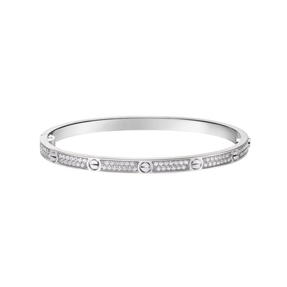 [LOXURA]LOVE BRACELET 3.65MM DIAMOND-PAVED