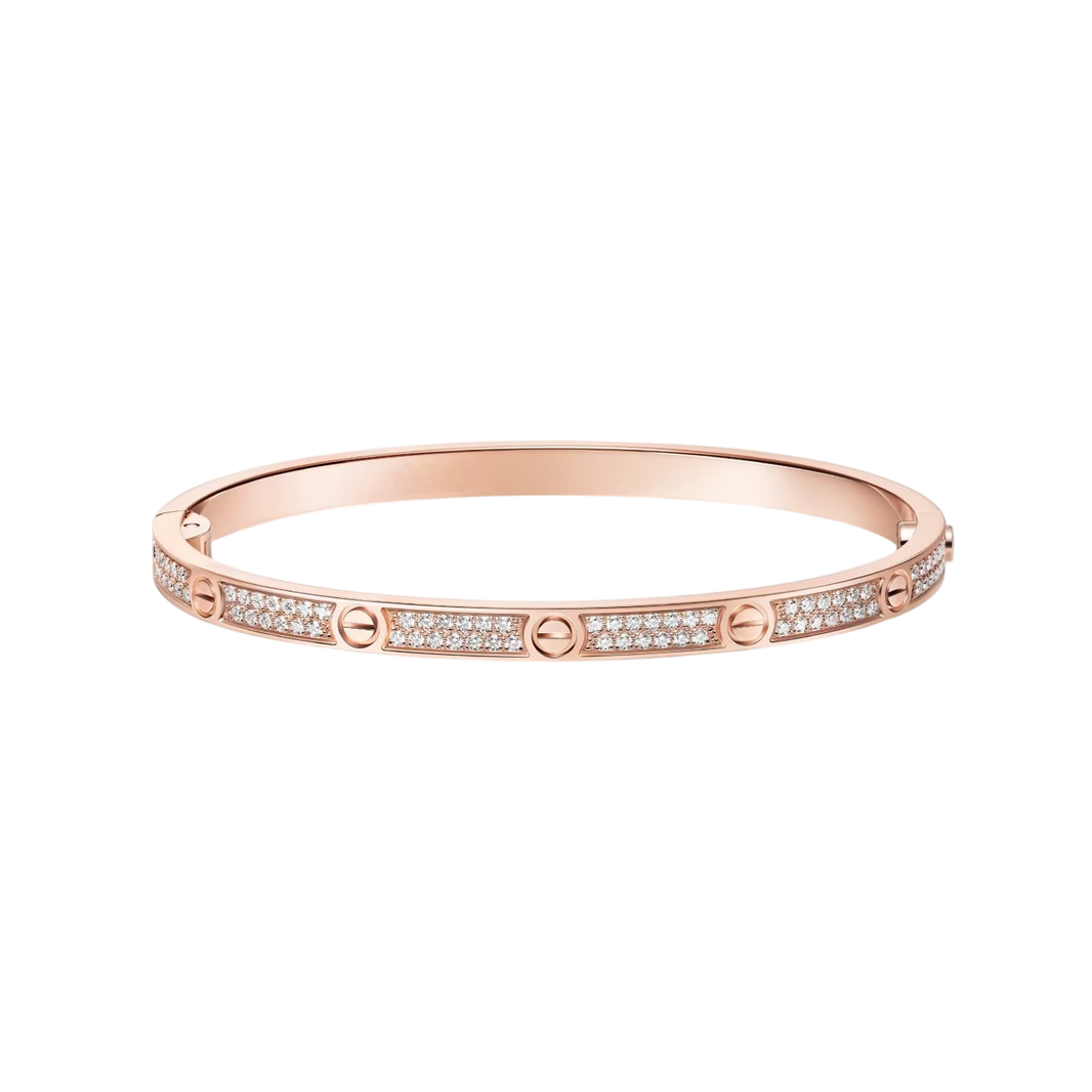 [LOXURA]LOVE BRACELET 3.65MM DIAMOND-PAVED