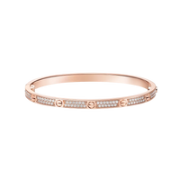 [LOXURA]LOVE BRACELET 3.65MM DIAMOND-PAVED