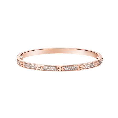 [LOXURA]LOVE BRACELET 3.65MM DIAMOND-PAVED