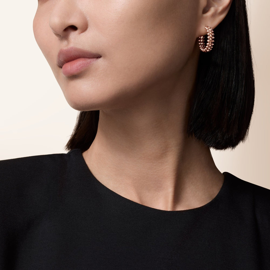 [LOXURA]CLASH SMALL HOOP EARRINGS