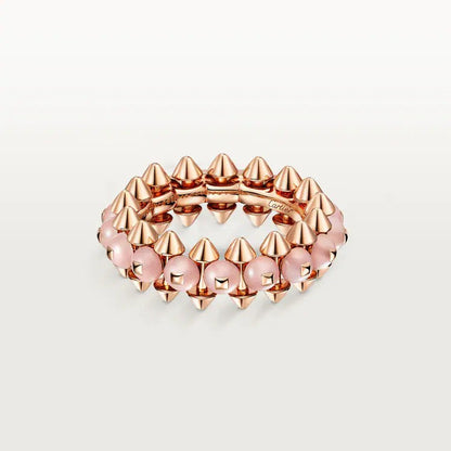 [LOXURA]CLASH 7.9MM AGATE CHALCEDONY RING