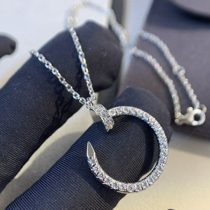 [LOXURA]JUSTE NECKLACE SILVER DIAMONDS