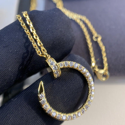 [LOXURA]JUSTE NECKLACE GOLD DIAMONDS