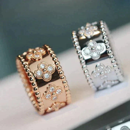 [LOXURA]CLOVER KALEIDOSCOPE RING 10MM