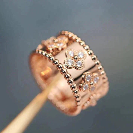 [LOXURA]CLOVER KALEIDOSCOPE RING 10MM