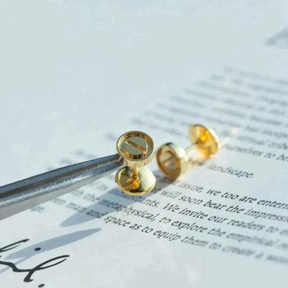 [LOXURA]LOVE EARRINGS GOLD 10MM