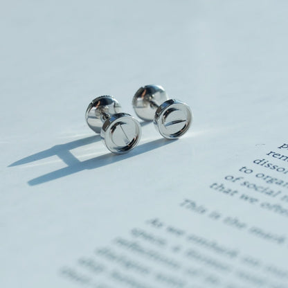 [LOXURA]LOVE EARRINGS SILVER 10MM