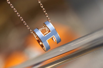 [LOXURA]POP H PEDANT PINK GOLD