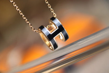 [LOXURA]POP H PEDANT PINK GOLD