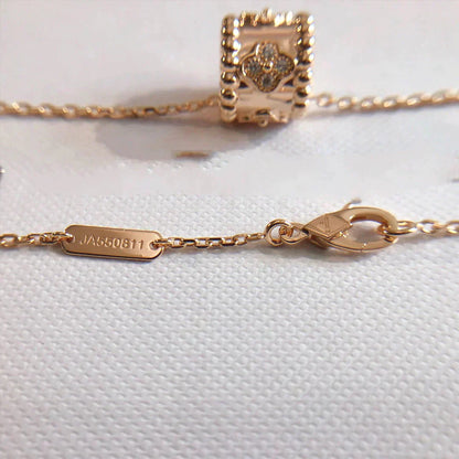[LOXURA]PERLEE PEDANT NECKLACE GOLD / ROSE GOLD