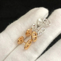 [LOXURA]CHAINE SMALL EARRINGS GOLD AND SILVER