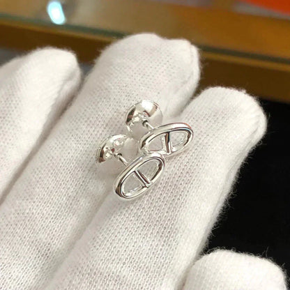 [LOXURA]CHAINE SMALL EARRINGS GOLD AND SILVER