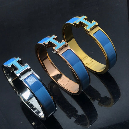 [LOXURA]H BRACELET BLUE RAINBOW CERAMIC