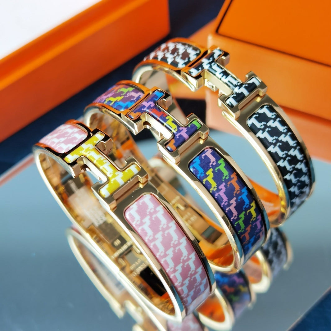 [LOXURA]H HORSE BRACELET 12MM