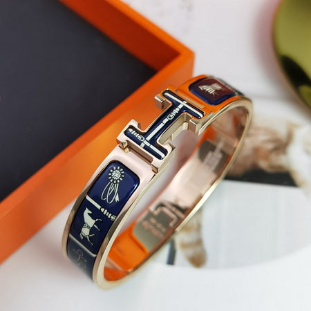 [LOXURA]H COUVERTURES DARK BLUE BRACELET